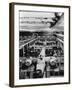 Assembly of B-24 Bombers at Willow Run Plant-null-Framed Photographic Print