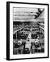 Assembly of B-24 Bombers at Willow Run Plant-null-Framed Photographic Print