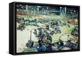 Assembly of Beaufighters-Terence Cuneo-Framed Stretched Canvas