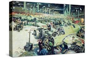 Assembly of Beaufighters-Terence Cuneo-Stretched Canvas