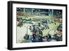 Assembly of Beaufighters-Terence Cuneo-Framed Giclee Print