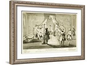 Assembly of Free Masons For the Initiation of a Master, the Ceremonies of Religion and Customs-null-Framed Giclee Print