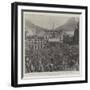 Assembly Outside the Town Hall-null-Framed Giclee Print