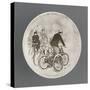 Assiette de la série cyclistes : en Voyage Sans Bagages-null-Stretched Canvas