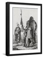 Assiniboine Indians-Science Source-Framed Giclee Print