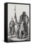 Assiniboine Indians-Science Source-Framed Stretched Canvas