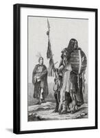 Assiniboine Indians-Science Source-Framed Giclee Print