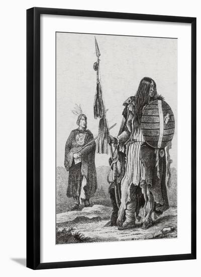 Assiniboine Indians-Science Source-Framed Giclee Print