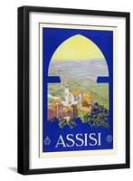 Assisi-Vittorio Grassi-Framed Art Print