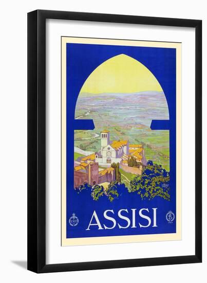 Assisi-Vittorio Grassi-Framed Art Print