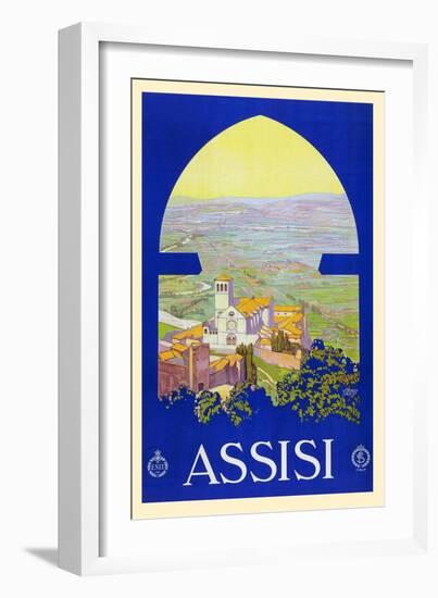 Assisi-Vittorio Grassi-Framed Art Print