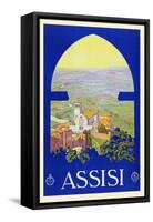 Assisi-Vittorio Grassi-Framed Stretched Canvas