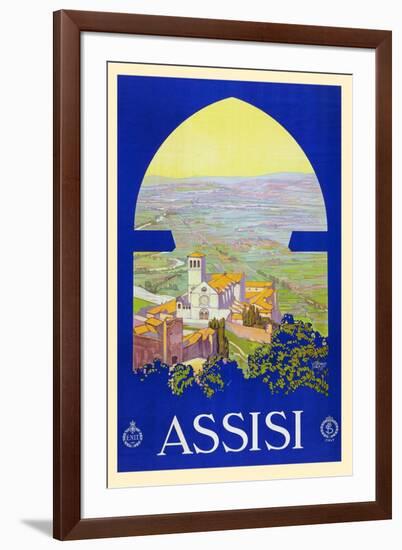 Assisi-Vittorio Grassi-Framed Art Print