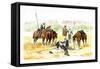 Assisting a Wounded Soldier-Richard Simkin-Framed Stretched Canvas