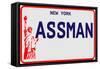 Assman Plate-null-Framed Stretched Canvas
