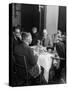 Associate Consultant to America Delegation Dr. W. E. B. Dubois, Eating Lunch with Other Consultants-Peter Stackpole-Stretched Canvas
