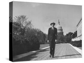 Associate Justice William O. Douglas, Arriving at the Supreme Court-null-Stretched Canvas