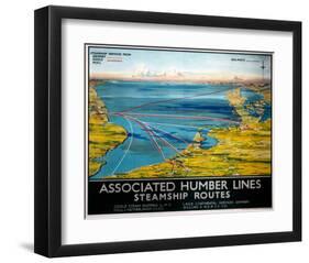 Associated Humber Lines-null-Framed Art Print