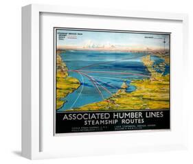 Associated Humber Lines-null-Framed Art Print