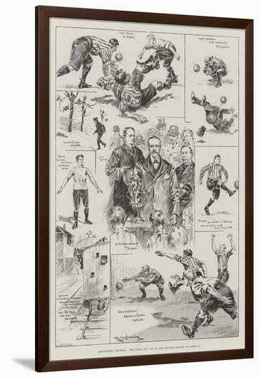 Association Football, the Final Cup Tie at the Crystal Palace on 15 April-Ralph Cleaver-Framed Giclee Print