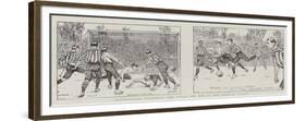 Association Football, the Final Cup Tie at the Crystal Palace-null-Framed Premium Giclee Print