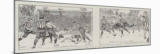 Association Football, the Final Cup Tie at the Crystal Palace-null-Mounted Giclee Print