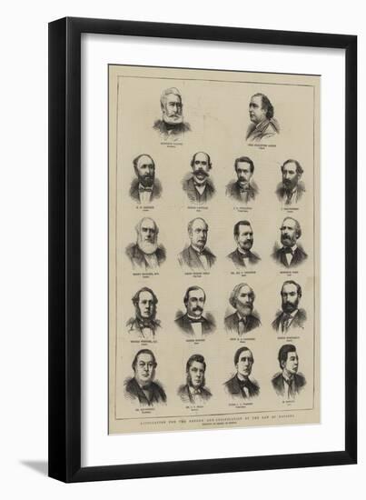 Association for the Reform and Codification of the Law of Nations-null-Framed Giclee Print
