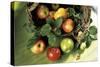 Assorted Apples in a Basket-Bodo A^ Schieren-Stretched Canvas