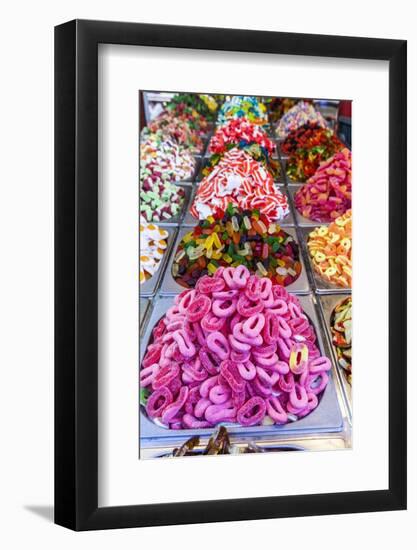 Assorted Candies in Carmel Market-Richard T. Nowitz-Framed Photographic Print