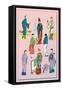 Assorted Chinese Costumes-null-Framed Stretched Canvas