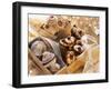 Assorted Christmas Biscuits in Gift Boxes-null-Framed Photographic Print