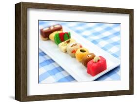 Assorted Colorful Sweets of India-SNEHITDESIGN-Framed Photographic Print