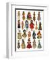Assorted Dolls-English School-Framed Giclee Print