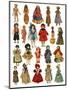 Assorted Dolls-English School-Mounted Giclee Print