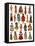 Assorted Dolls-English School-Framed Stretched Canvas