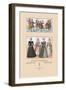 Assorted Fashions of Sixteenth Century French Noblewomen-Racinet-Framed Art Print