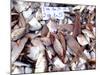 Assorted Fish Pile, Kuching Sunday Market, Kuching, Sarawak, Borneo, Malaysia-Jay Sturdevant-Mounted Photographic Print