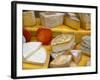 Assorted French Cheeses on a Market Stall, La Flotte, Ile De Re, Charente-Maritime, France, Europe-Richardson Peter-Framed Photographic Print