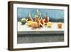 Assorted Fruit and Ribbons-Helen J. Vaughn-Framed Giclee Print