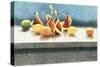 Assorted Fruit and Ribbons-Helen J. Vaughn-Stretched Canvas