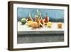 Assorted Fruit and Ribbons-Helen J. Vaughn-Framed Premium Giclee Print