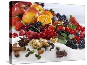 Assorted Fruit, Spices and Sugar-Karl Newedel-Stretched Canvas