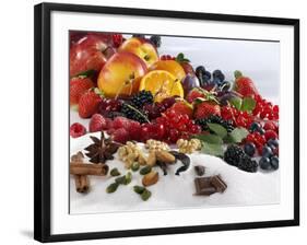 Assorted Fruit, Spices and Sugar-Karl Newedel-Framed Photographic Print