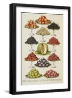 Assorted Fruits Including Melon-Isabella Beeton-Framed Giclee Print