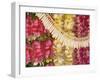 Assorted Hawaiian Leis, Hanging In Bright, Colorful Strands, Studio Shot-Design Pics-Framed Photographic Print