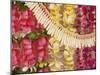 Assorted Hawaiian Leis, Hanging In Bright, Colorful Strands, Studio Shot-Design Pics-Mounted Photographic Print