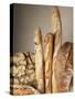 Assorted Loaves of Bread and Baguettes-Joerg Lehmann-Stretched Canvas