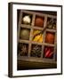 Assorted Spices in Type Case-Greg Elms-Framed Photographic Print