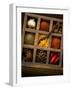 Assorted Spices in Type Case-Greg Elms-Framed Photographic Print