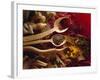 Assorted Spices in Wooden Spoons-Ulrike Koeb-Framed Photographic Print